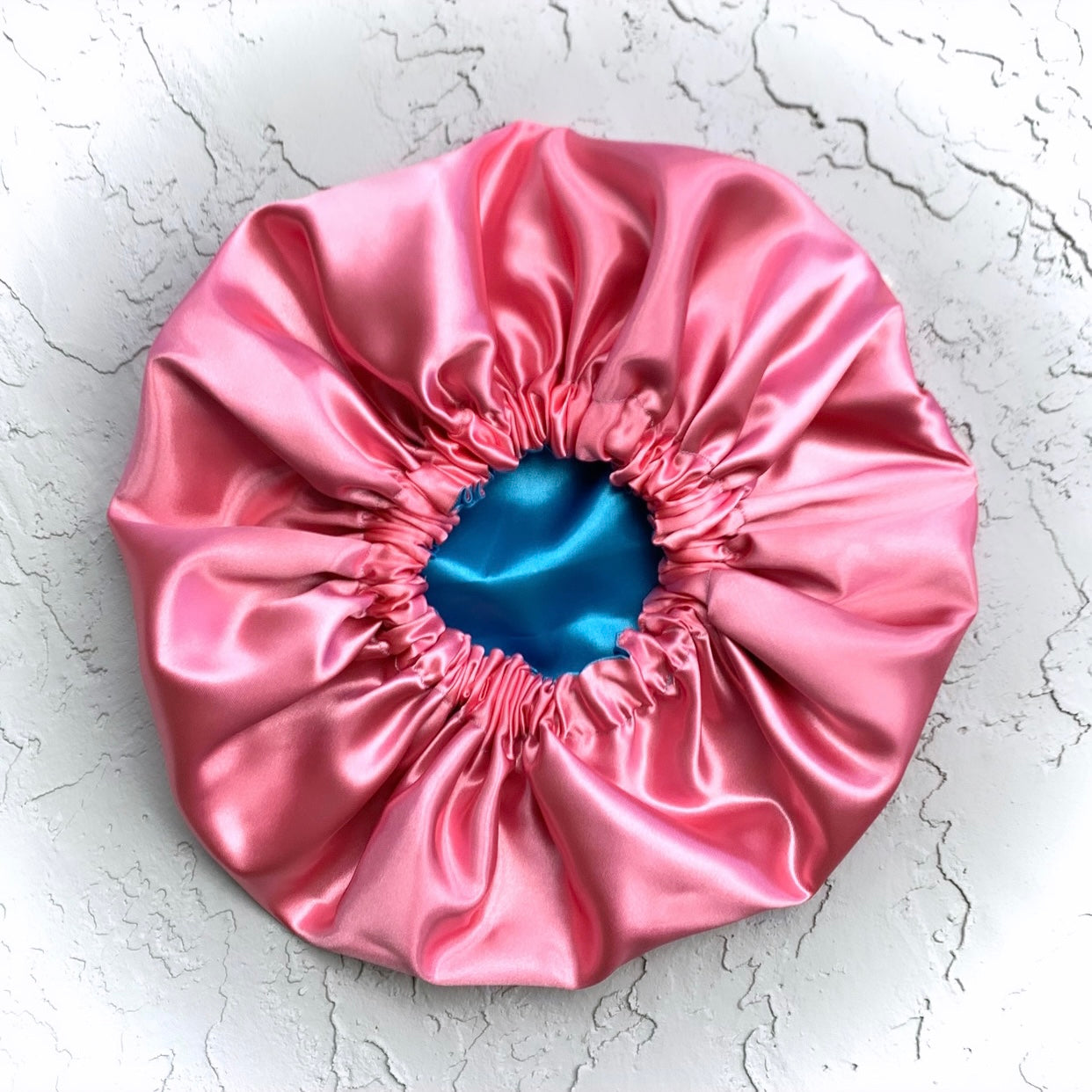 Flamingo Pink x Chardonnay Blue