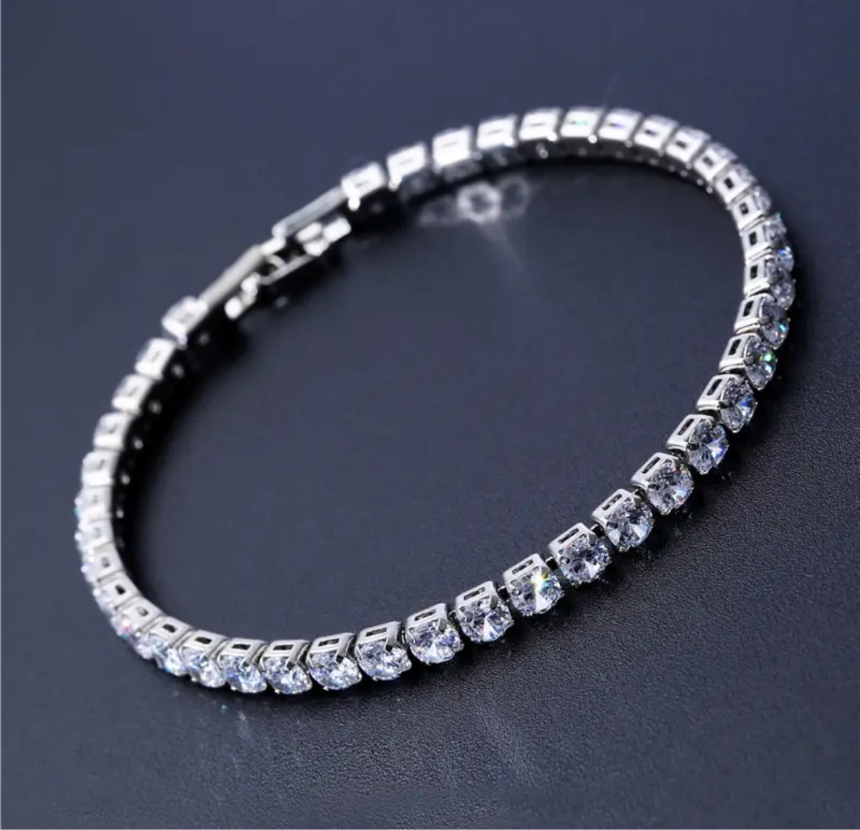 Iced Tennis Anklet