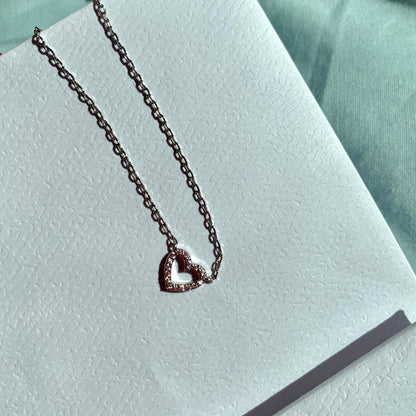 Silver Heart Necklace♡