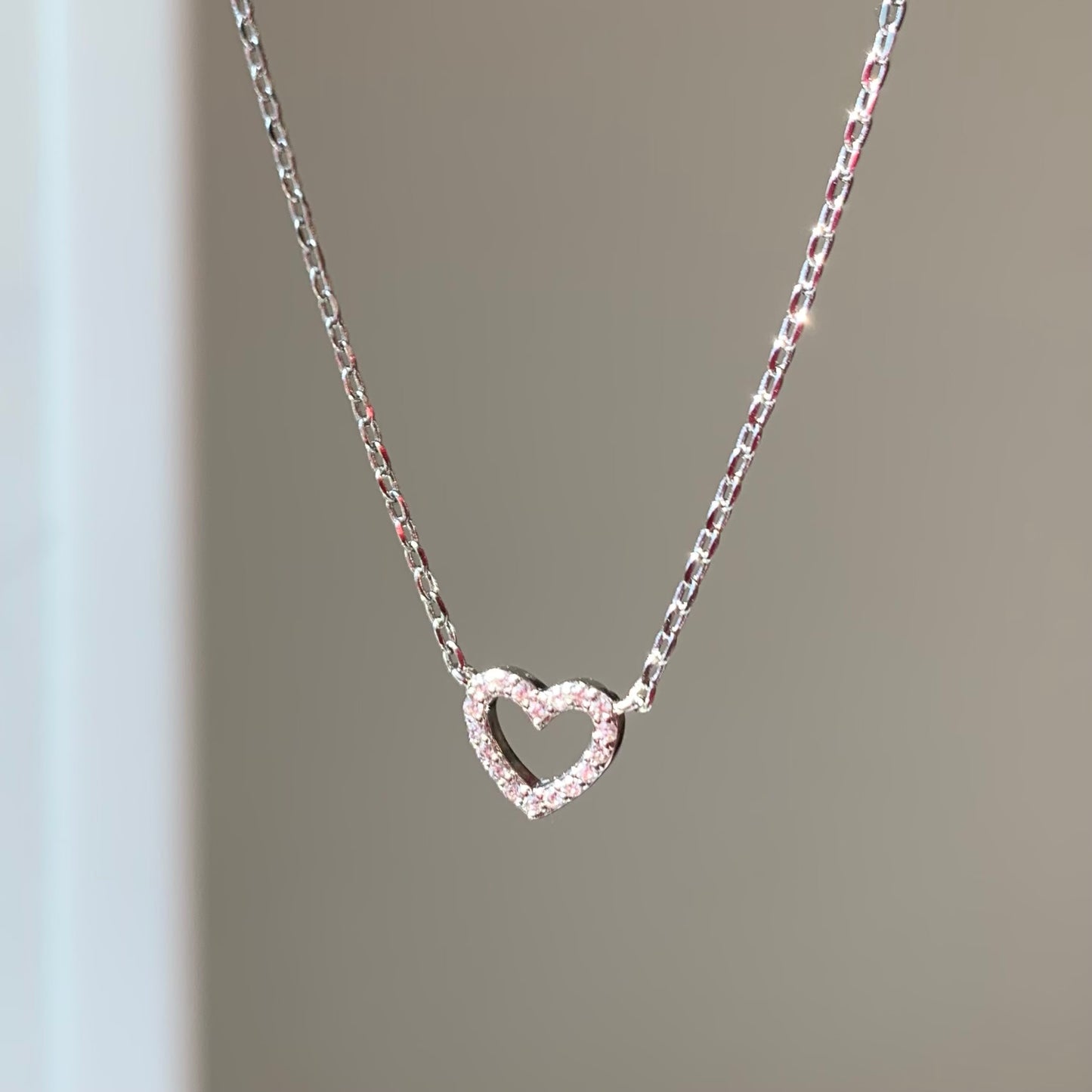 Silver Heart Necklace♡