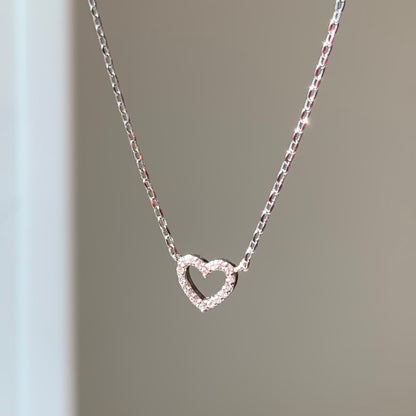 Silver Heart Necklace♡