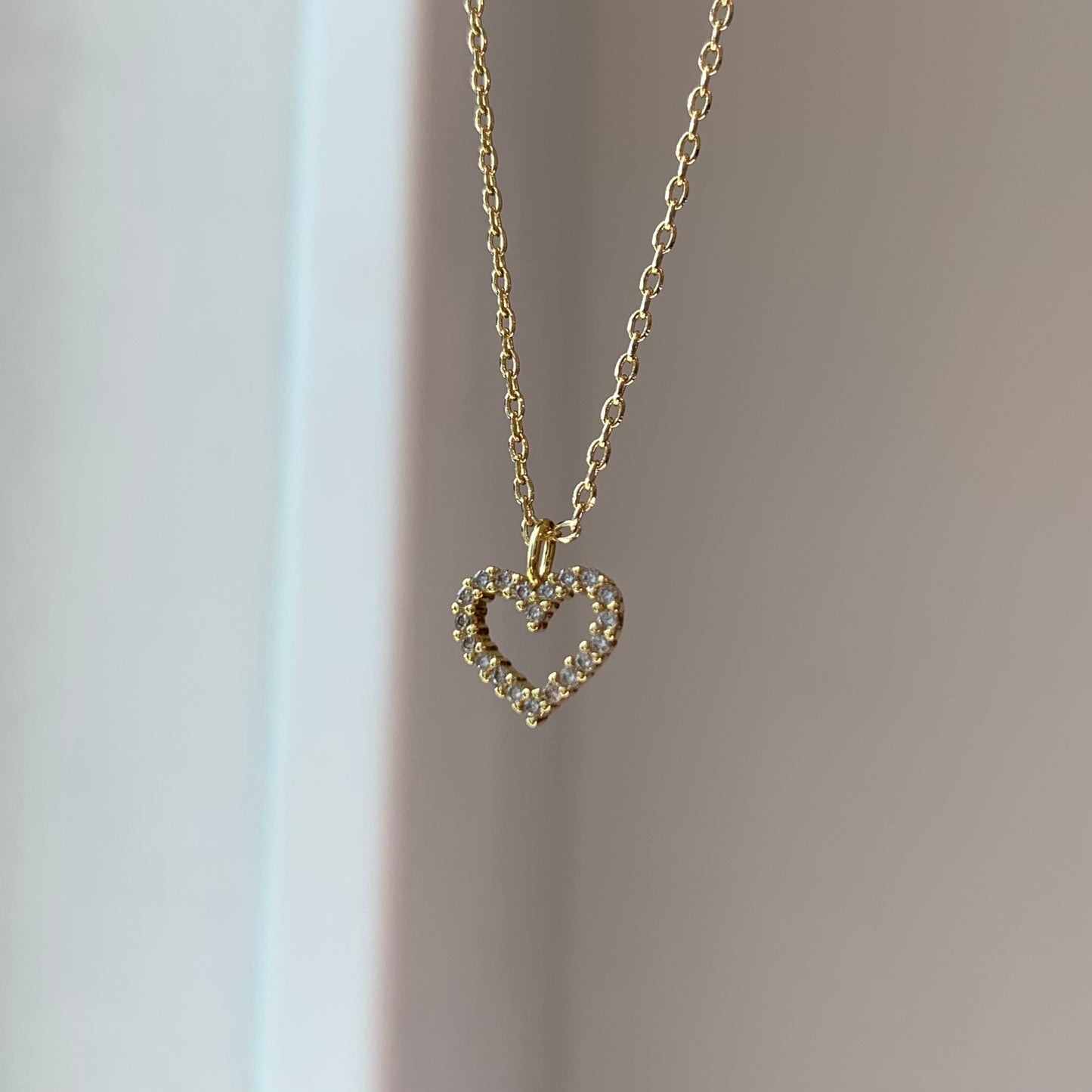 Gold Heart Necklace♡