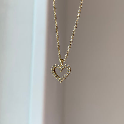 Gold Heart Necklace♡