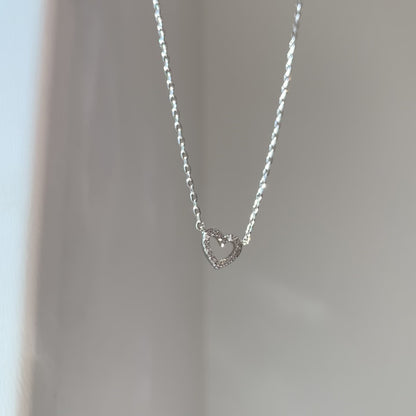 Silver Heart Necklace♡