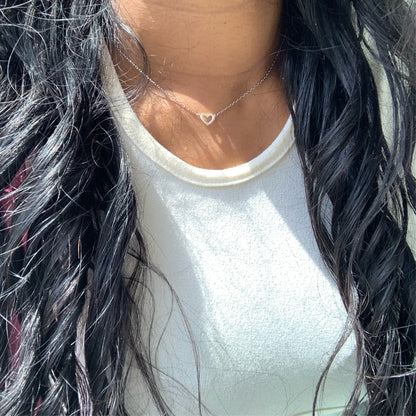 Silver Heart Necklace♡